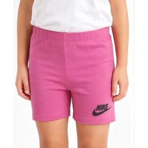 Nike Girls Size 6 Pink Bike Shorts Athletic‎ Stretch Comfort Sports Youth Active